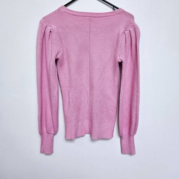 Vici Bubble Over Pink Small Ribbed Bishops Puff Sleeve 100% Algodon  Cotton - Picture 11 of 13